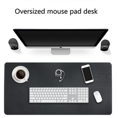 Multifunction Business Double Sided PU Leather Mouse Pad Keyboard Pad Table Mat Computer Desk Mat, Size: 80 x 40cm