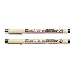 2 PCS Archival Pigment Ink Drawing Fineliner Pens Nib Manga Micron Pen, 0.5mm, 0.25mm, 0.3mm, 0.35mm, 0.45mm