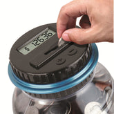 Digital Counting Money Coin Bank, For US Dollar, For Euro, For Pound Sterling