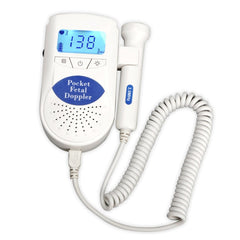 JPD-100S6 I LCD Ultrasonic Scanning Pregnant Women Fetal Stethoscope Monitoring Monitor / Fetus-voice Meter, Complies with IEC60601-1:2006, JPD-100S6 (Blue), JPD-100S6 (Pink)