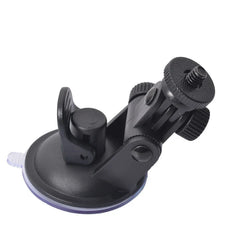 Eliteridegear universal mini car GPS DV DVR camera mounted on suction cup holder, suitable for vehicle dashboard use
