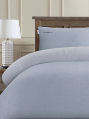 Pure Cotton Chambray Duvet Set True Navy