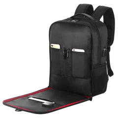 HAWEEL 14W Solar Panel Power Backpack Laptop Bag with Handle and 5V / 2.1A Max USB Charging Port, 14W Backpack 2