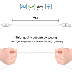 HAWEEL 25W 3A USB-C / Type-C to 8 Pin PD Fast Charging Cable for iPhone, iPad, Cable Length: 2m, Type-C to 8 Pin 2m