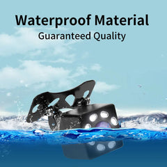 Eliteridegear Hippcron rear view camera with 4 LED night vision, waterproof CCD, 170° HD video for auto parking and reversing.