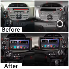 Honda Fit 2 GE Jazz Apple Carplay / Android Auto 10" Stereo Upgrade 2007-2014