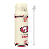 NFL x ION8 Insulated Steel Water Bottle, NFL 49ers, 750ml (24oz)