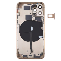Battery Back Cover (with Side Keys & Card Tray & Power + Volume Flex Cable & Wireless Charging Module) for iPhone 11 Pro, For ip11 Pro, For iPhone11 Pro, For iPhone 11 Pro