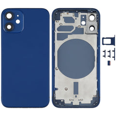 Back Housing Cover with SIM Card Tray & Side Keys & Camera Lens for iPhone 12 mini(Green), For iPhone 12 mini, For iPhone 12 mini(Purple)