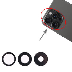 For iPhone 15 Pro 3 in 1 Back Camera Lens, For iPhone 15 Pro