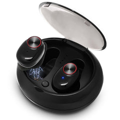 BTH-V5 DSP Noise Cancelling Earbuds Sports Wireless Bluetooth V5.0 Headset with Charging Case, Compatible with iPhone and Android