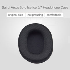 1 Pair Leather Sponge Protective Case for Steelseries Arctis 3 Pro / Ice 5 / Ice 7 Headphone (White), IP6D2519A, IP6D2519B, IP6D2519C, IP6D2519D, IP6D2519E, IP6D2519F