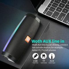 T&G TG157 Bluetooth 4.2 Mini Portable Wireless Bluetooth Speaker with Melody Colorful Lights