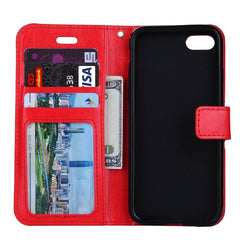 For iPhone 8 & 7 Crazy Horse Texture Horizontal Flip Leather Case with Magnetic Buckle & Holder & Card Slots & Wallet & Photo Frame, For 8 & 7