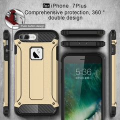 For iPhone 8 Plus & 7 Plus Tough Armor TPU + PC Combination Case, For iPhone 7 Plus