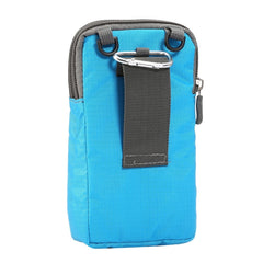 Universal Multi-function Plaid Texture Double Layer Zipper Sports Waist Bag / Shoulder Bag for iPhone X & 7 & 7 Plus / Galaxy S9+ / S8+ / Note 8 / Sony Xperia Z5 / Huawei Mate 8, Size: 16.5 x 9.0 x 3.0cm