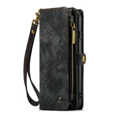 CaseMe for iPhone 8 Plus & 7 Plus Multifunctional Leather Billfold with Detachable Magnetic PC Back Protective Case & Holder & 11 Card Slots & 3 Cash Slots & 1 Zipper Wallet & 2 Photo Frames & 3 Magnetic Clasps, For 8P & 7P