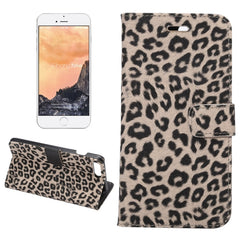 For iPhone 8 Plus & 7 Plus Leopard Texture Horizontal Flip Leather Case with Holder & Card Slots & Wallet, For 8P & 7P