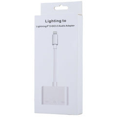 8 Pin Male to Dual 8 Pin Female & 3.5mm Female Audio Adapter