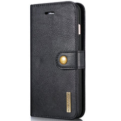 DG.MING for iPhone 8 Plus & iPhone 7 Plus Crazy Horse Texture Horizontal Flip Detachable Magnetic Protective Case with Holder & Card Slots & Wallet, iPhone 8P & 7P