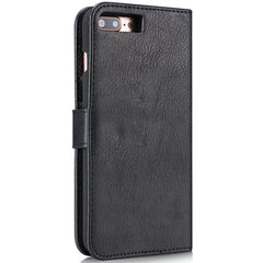 DG.MING for iPhone 8 Plus & iPhone 7 Plus Crazy Horse Texture Horizontal Flip Detachable Magnetic Protective Case with Holder & Card Slots & Wallet, iPhone 8P & 7P