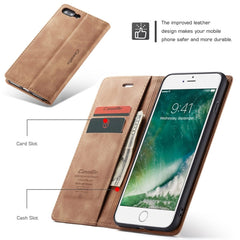 CaseMe-013 Multifunctional Retro Frosted Horizontal Flip Leather Case for iPhone 7 Plus / 8 Plus, with Card Slot & Holder & Wallet, For iPhone 7 Plus / 8 Plus