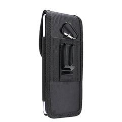 6.9 inch Universal Vertical Nylon Fabric Waist Bag for Huawei Mate 20 X & Honor 8X Max, Xiaomi Max