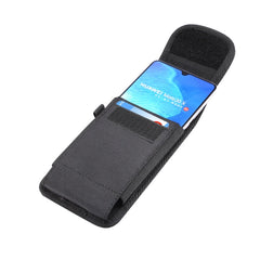 6.9 inch Universal Vertical Nylon Fabric Waist Bag for Huawei Mate 20 X & Honor 8X Max, Xiaomi Max