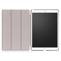 Custer Texture Horizontal Flip Leather Case for iPad Air 2019 10.5 inch, with Three-folding Holder & Sleep / Wake-up Function, For iPad Air 2019 10.5 inch