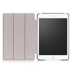 Custer Texture Horizontal Flip Leather Case for iPad Mini 2019 & Mini 4, with Three-folding Holder & Sleep / Wake-up Function, For iPad Mini 2019 & Mini 4