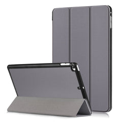 Custer Texture Horizontal Flip Leather Case for iPad Mini 2019 & Mini 4, with Three-folding Holder & Sleep / Wake-up Function, For iPad Mini 2019 & Mini 4