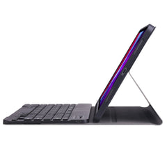 A11B Bluetooth 3.0 Ultra-thin ABS Detachable Bluetooth Keyboard Leather Tablet Case with Holder & Pen Slot for iPad Pro 11 2022 / 2021 / Air 5 / Air 4, For iPad Pro 11 2022 / 2021 / Air 5 / Air 4