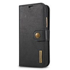 For iPhone X / XS DG.MING Crazy Horse Texture Horizontal Flip Detachable Magnetic Protective Case with Holder & Card Slots & Wallet, iPhone X, For X, iPhone X