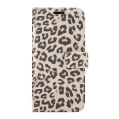 For iPhone XS Leopard Pattern Horizontal Flip Leather Case with Holder & Card Slots, For XS
