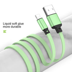 3.5A Liquid Silicone 3 in 1 USB to USB-C / Type-C + 8Pin + Micro USB Retractable Data Syn Charging Cable