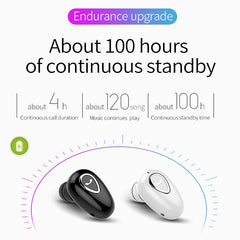 YX01 Sweatproof Bluetooth 4.1 Wireless Bluetooth Earphone, Support Memory Connection & HD Call, Rose Gold, Silver, White, Black, Flesh Color