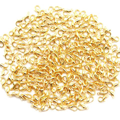 100 PCS 12mm DIY Jewelry Accessories High-quality Alloy Lobster Claw, 100 PCS