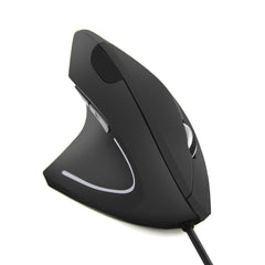 CM0093 Wired Version 2.4GHz Three-button Vertical Mouse for Left-hand, Resolution: 1000DPI / 1200DPI / 1600DPI, Cable Length:1.7m, Wired Version