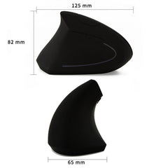 CM0093 Wired Version 2.4GHz Three-button Vertical Mouse for Left-hand, Resolution: 1000DPI / 1200DPI / 1600DPI, Cable Length:1.7m, Wired Version