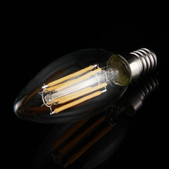 6 LEDs 450 LM Retro Energy Saving Light for Halls, AC 220V, Apiciform E14 6W 220V White Light