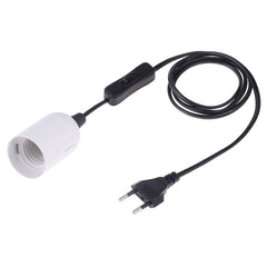 E27 Wire Cap Switch Lamp Holder Chandelier Power Socket with 1.2m Extension Cable, Small UK Plug, EU Plug, 1.5m, AU Plug, 1.2m, Big UK Plug, 1.5m, US Plug, 1.5m, Small UK Plug, 1.2m