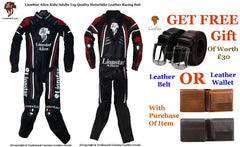 Yak Real Leather Motorcycle Racing Suit | Unisex Cowhide | CE-Approved Kids & Adults Full Set