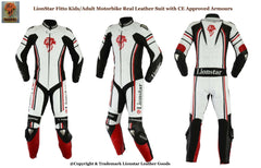 Fitto Kids Full Racing Set | Suit + Boots + Gloves | 4 Colors | CE-Approved Cowhide