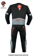 Leopard Pattern Motorcycle Racing Suit | Unisex Cowhide | CE-Approved Kids & Adults