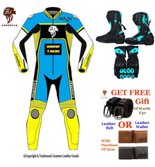 Lionstar Sky Racing Suit | Professional Leather 1-Piece or 2-Piece | CE-Approved | 5-7 Days