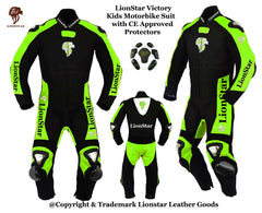 Lionstar Victory Full Set | Suit + Boots + Gloves | Matching Colors | CE-Approved