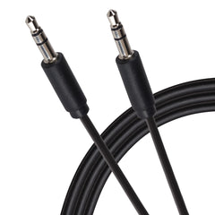 Maplin 3.5mm Aux Stereo 3-Pole Jack Plug to 3.5mm 3-Pole Jack Plug Cable - Black, 3m