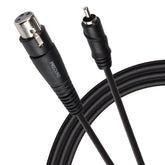 ProSound XLR Female Connector to RCA Phono Cable - Black, 0.23m
