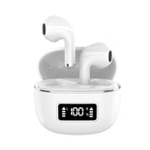 Maplin Wireless Bluetooth Classic Fit Earphones with USB-C Charging Case – White