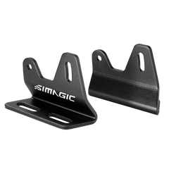 Simagic EVO side mounting bracket for Alpha EVO wheelbases, rigid mount accessory designed for Trak Racer UK sim racing setups.